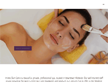 Tablet Screenshot of intimoskincare.com